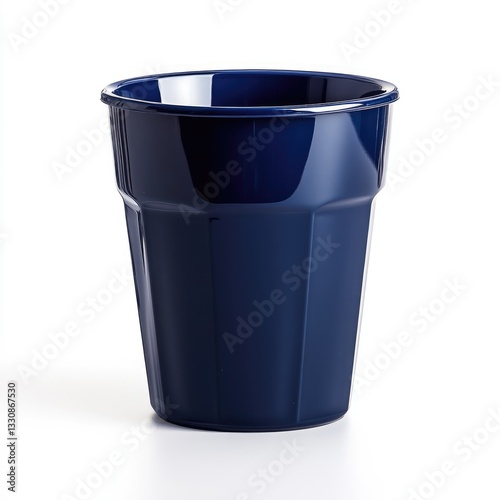 Wallpaper Mural Dark Blue Plastic Cup, Empty Torontodigital.ca