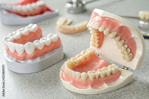 Dental Prosthetics Models on Display