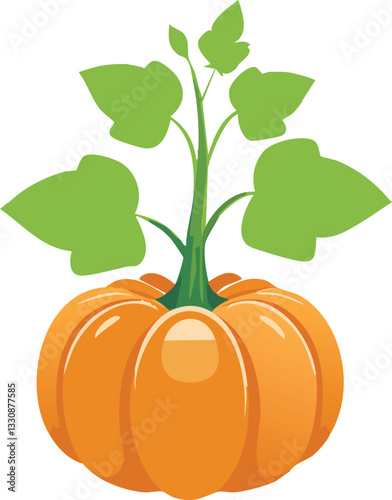 Art & Illustration Growing Pumpkin: Nature's Harvest