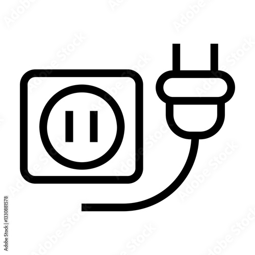 plug in Line Icon