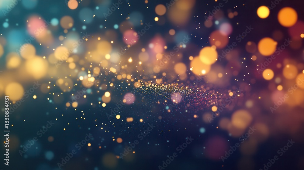 Obraz premium Colorful and Sparkling Bokeh Background with Soft Focus Effects for Design and Textures in Various Applications and Creative Projects