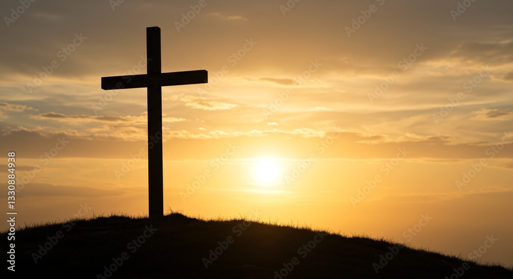 Cross at sunset Cross at sunset