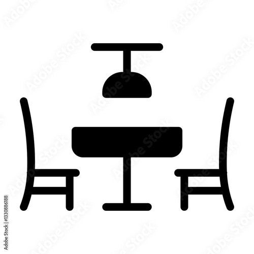 dining room Solid icon