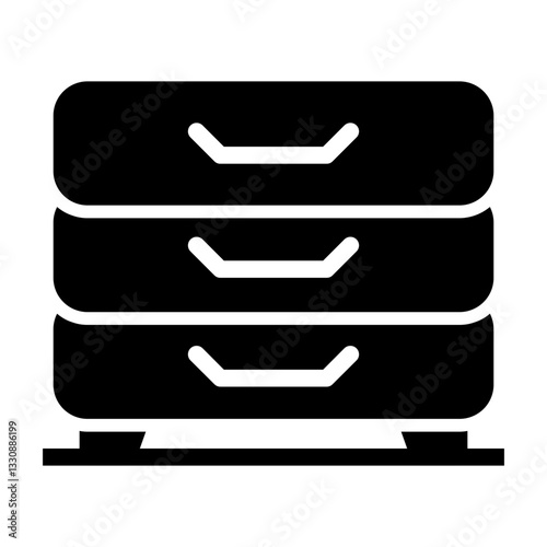 drawers Solid icon