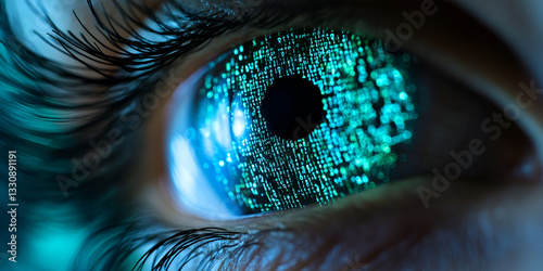 Password Encryption Visuals with Digital Security Effects