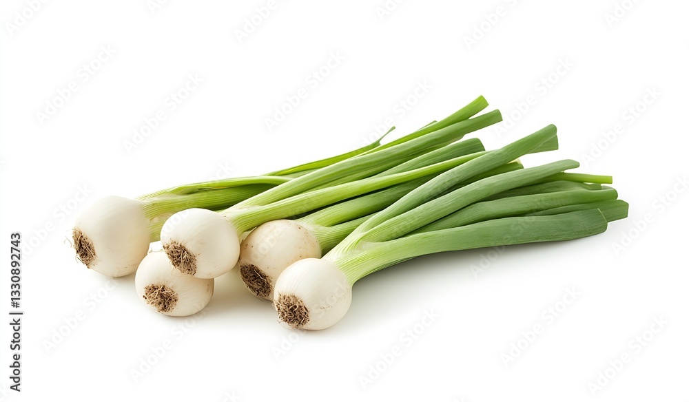 Fresh bunch of green onions showcasing vibrant colors for culinary and cooking themes : Generative AI Fresh bunch of green onions showcasing vibrant colors for culinary and cooking themes : Generative AI