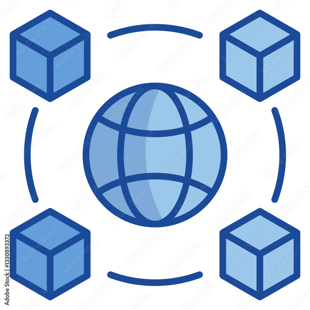 Supplier Network Icon Element For Design Supplier Network Icon Element For Design