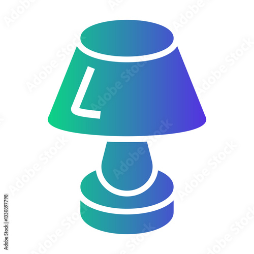 table lamp Gradient icon