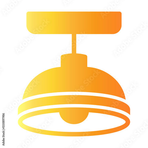 ceiling lamp Gradient icon