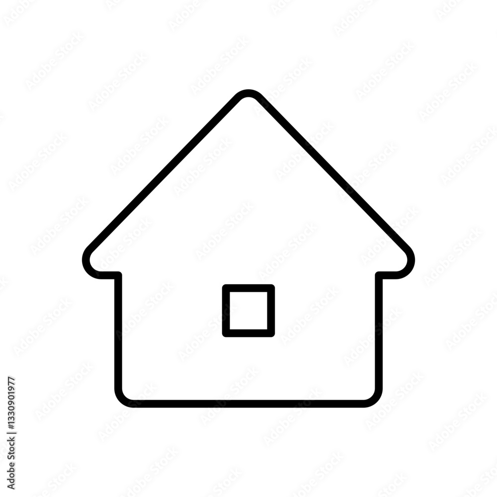 Web home icon. Home icon. House icon. Vector line house. Building icon. Web home icon. Home icon. House icon. Vector line house. Building icon.