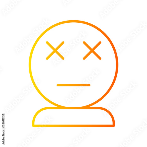 dead gradient icon