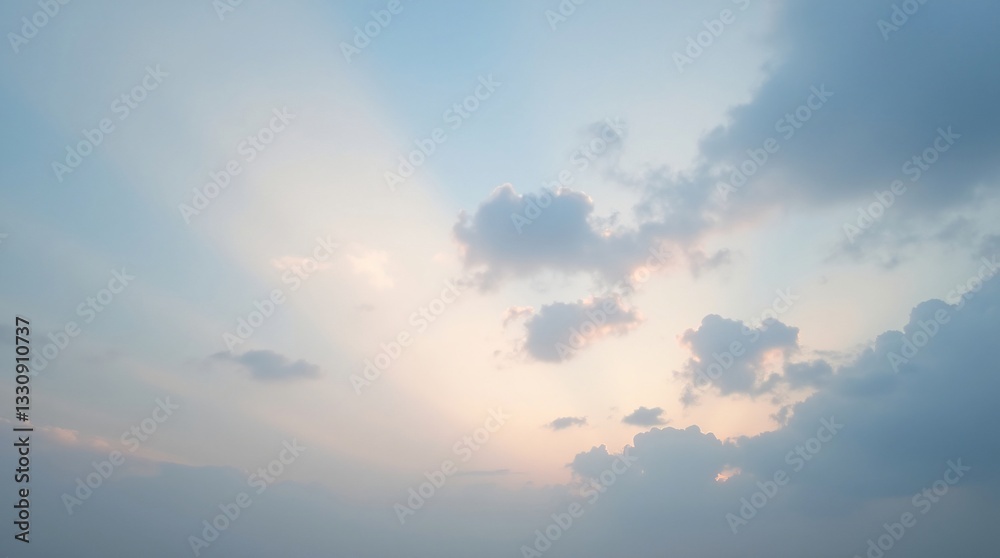 Fototapeta premium sun rays and clouds