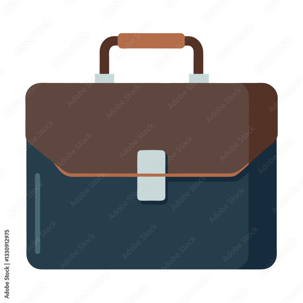 Vector icon of a black business briefcase with handle and lock, symbolizing office, travel, and professional use Vector icon of a black business briefcase with handle and lock, symbolizing office, travel, and professional use