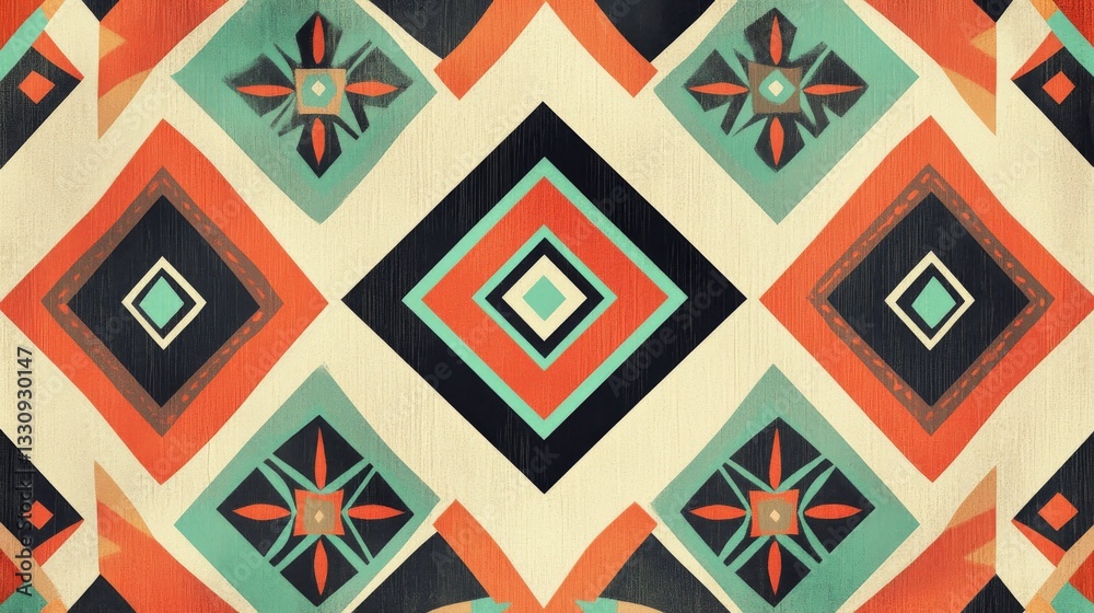 contemporary native pattern collection, minimalist geometric shapes, ancestral Mexican design elements, tribal diamond arrangements, linear compositions, stylized ethnic motifs, turquoise and terra contemporary native pattern collection, minimalist geometric shapes, ancestral Mexican design elements, tribal diamond arrangements, linear compositions, stylized ethnic motifs, turquoise and terra