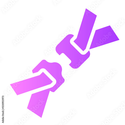 seat belt Gradient icon