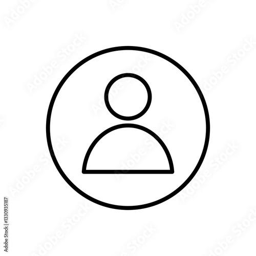 User interface icon. User icon. Account icon. Avatar icon. Admin icon.