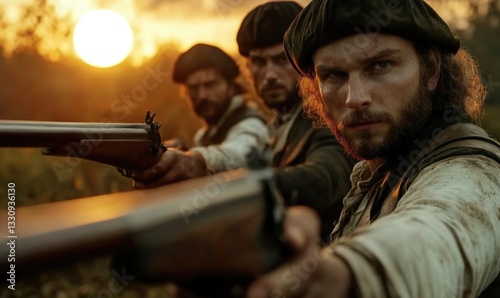 Musketeers adventurers: heroic defenders, gallant warriors, historical legends, valorous protectors, noble soldiers, daring exploits, legendary swordsmen, French knights, timeless valor.