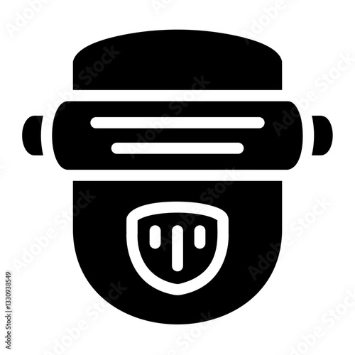 welding mask Solid icon