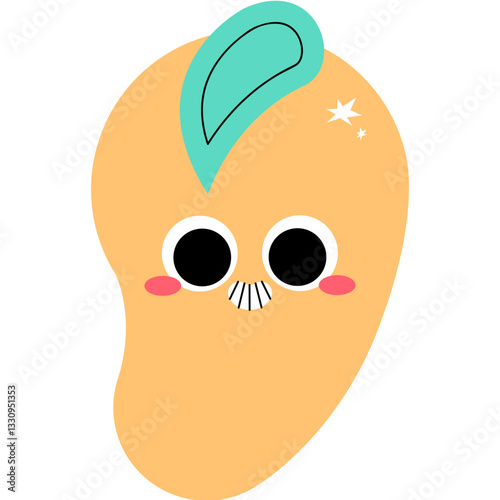 funny cartoon mango