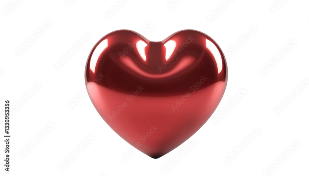 Red 3d rendering of a heart PNG Image Red 3d rendering of a heart PNG Image