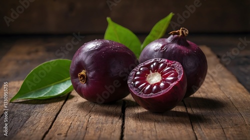 Kokum Showcase: Vivid Purple Fruit with Rustic Charm