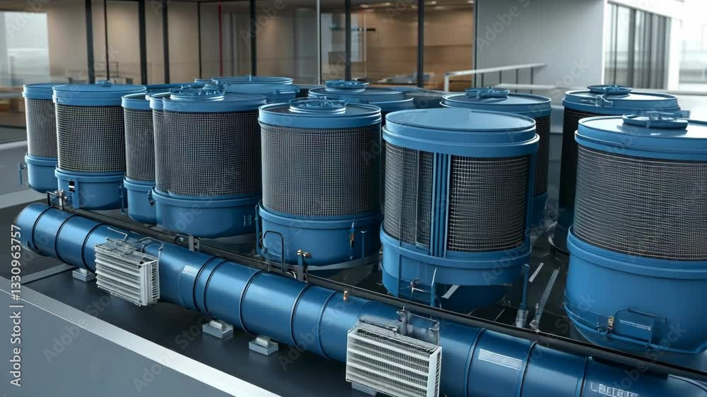 High-Efficiency Industrial Cooling System: A Modern HVAC Solution High-Efficiency Industrial Cooling System: A Modern HVAC Solution