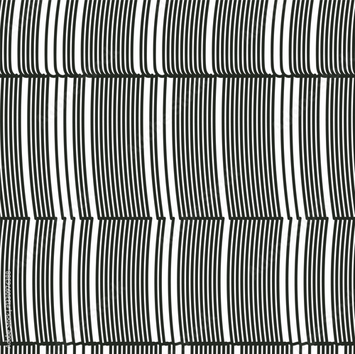 Vertical texture with voids and horizontal thresholds.