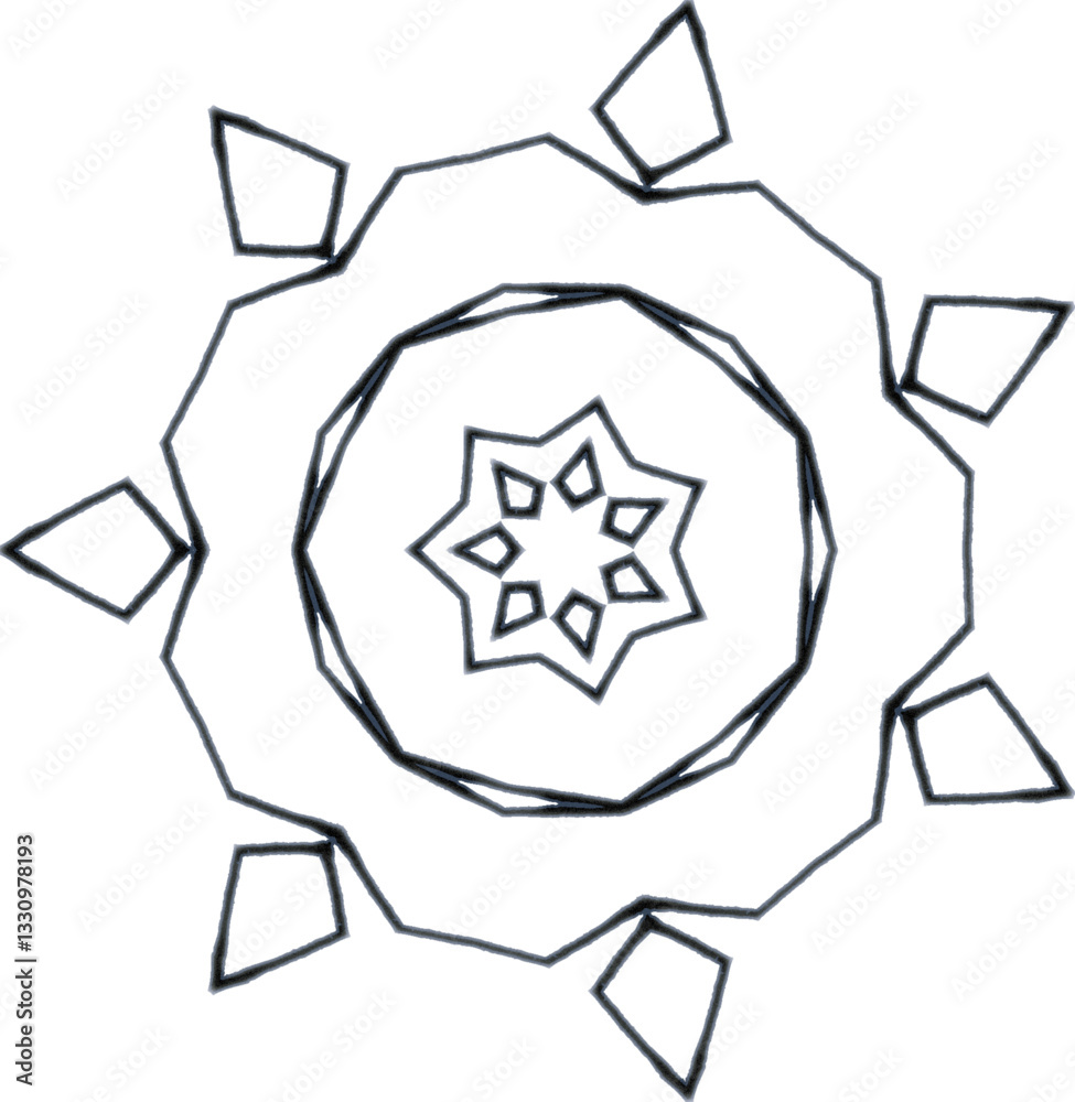 vector illustration of different arrows in an abstract background