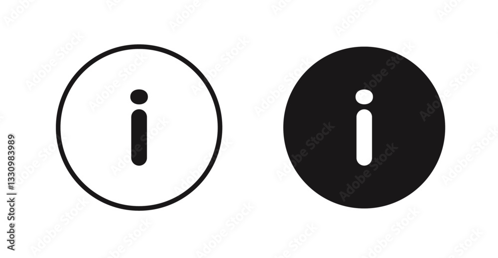 info icon outlined icon vector collection. info icon outlined icon vector collection.
