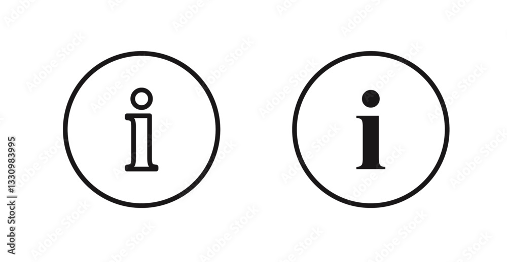 info icon outlined icon vector collection. info icon outlined icon vector collection.