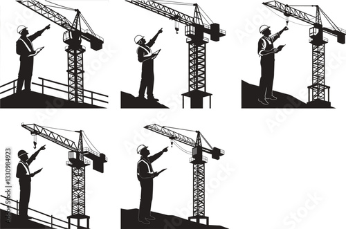 Crane Operation and Heavy Lifting in Construction Sites.