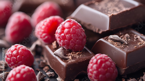 Raspberries and Dark Chocolate