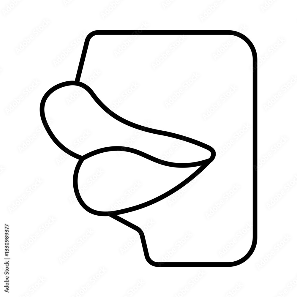 Obraz premium Lips icon