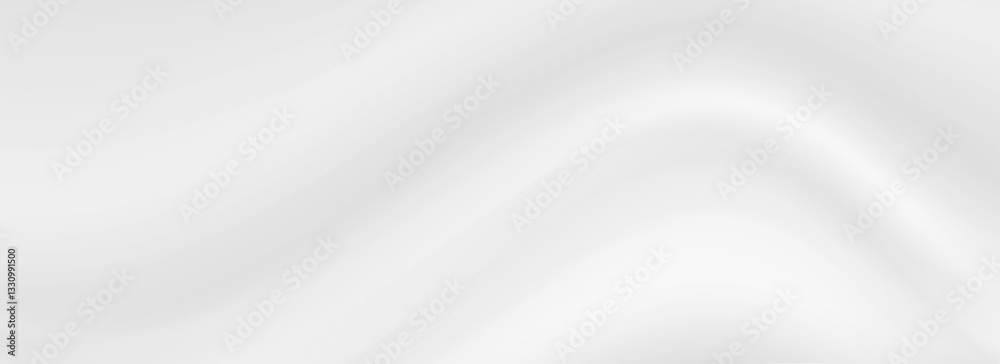 Fototapeta premium Smooth grey wave background. Subtle curve line cream texture. Abstract gray template wallpaper for graphic design, medical, tech, cosmetic, poster, flyer, brochure. Vector wide gris gradient pattern