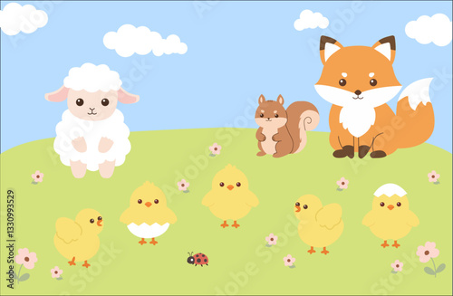 spring animals