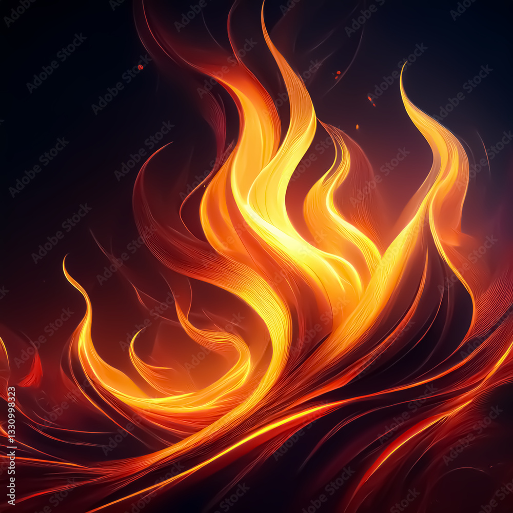 Dynamic Abstract Fire and Flames in Motion Dynamic Abstract Fire and Flames in Motion