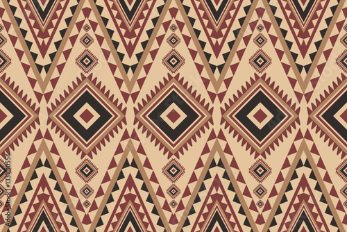 Vintage Ethnic pattern in tribal.