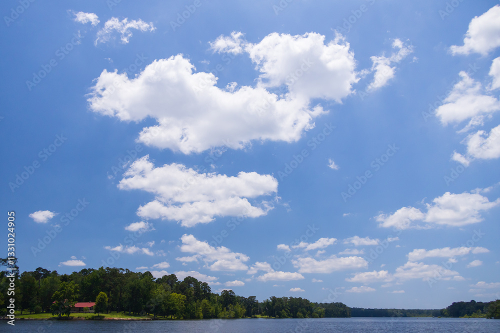 Cloudscape over Toledo Bend Reservoir, Texas Cloudscape over Toledo Bend Reservoir, Texas