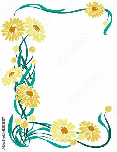 flowering plants frame