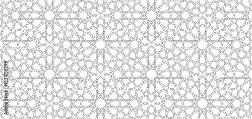 幾何学 抽象 星型 レトロ 伝統 パターン 背景