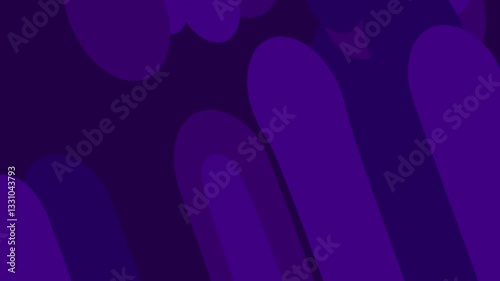 This dark purple gradient features a series of overlapping circular shapes in various shades of purple, creating a smooth, abstract background with a modern aesthetic.