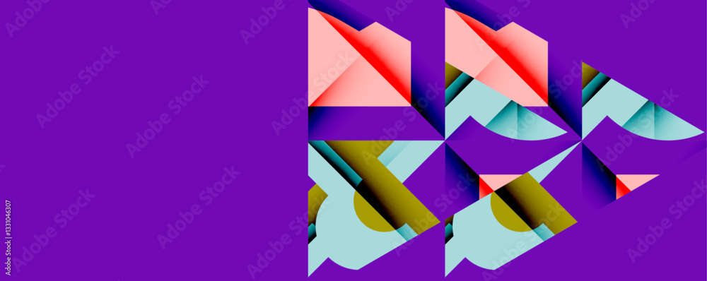 Abstract geometric composition with interlocking circular and angular shapes, featuring smooth gradients and sharp contrasts on a white background Abstract geometric composition with interlocking circular and angular shapes, featuring smooth gradients and sharp contrasts on a white background