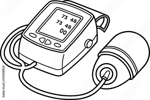 Blood Pressure Monitor Your Health, Your Control .eps