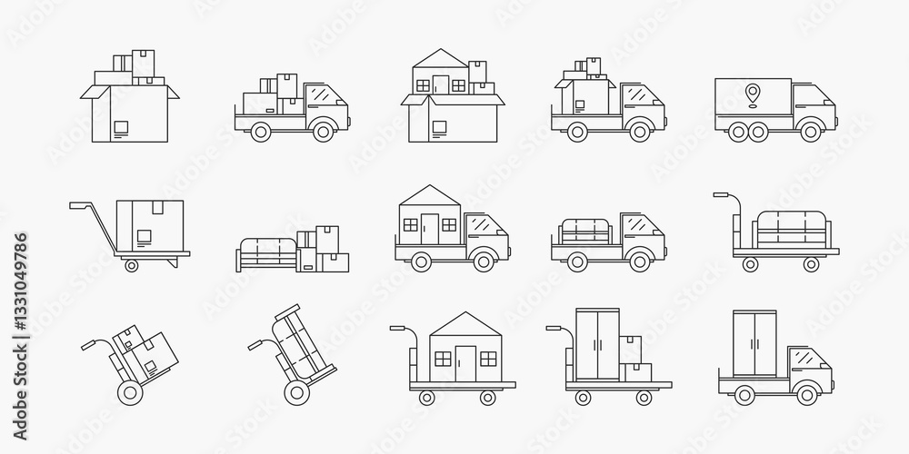 Moving Service Icon Moving Service Icon