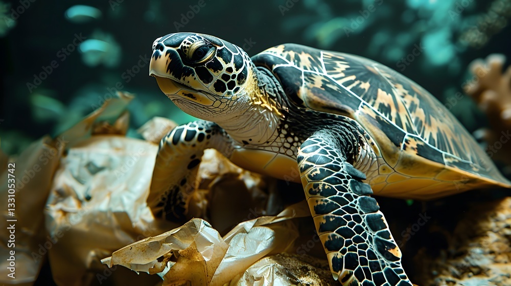 Plastic pollution affects ocean and marine life