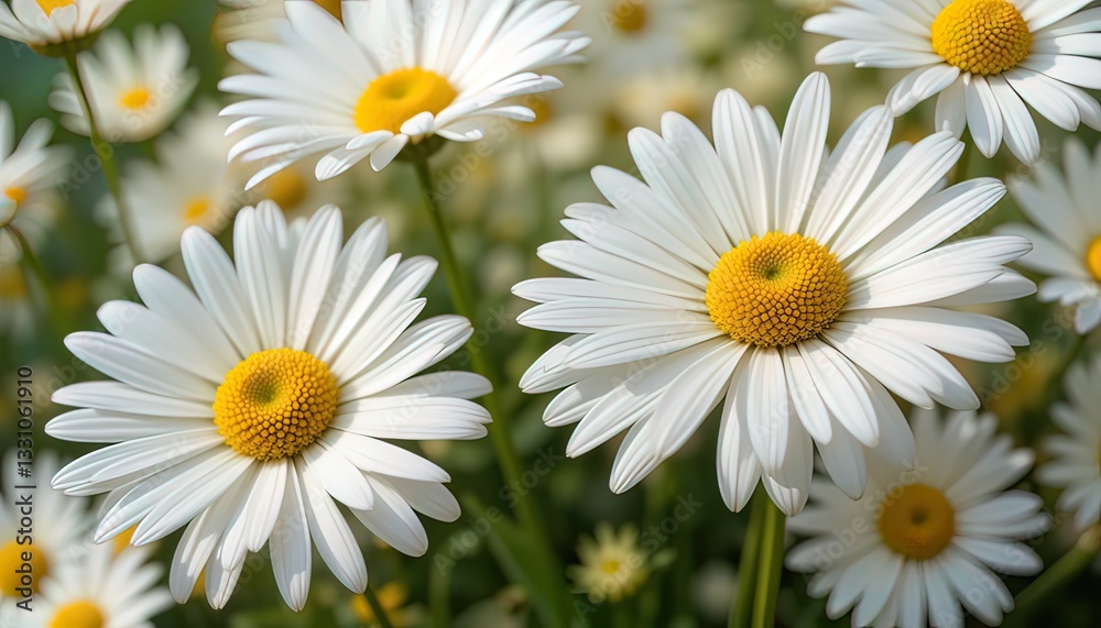 Fototapeta premium Daisy Dreams: Nature’s Embrace