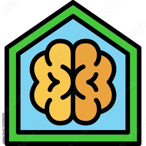 think tank filled outline icon