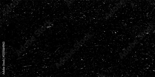 Black and white grunge. Distress overlay texture. Rough and dirty wall background concept with abstract surface dust. Old, worn, weathered, torn effect. Vector illustration