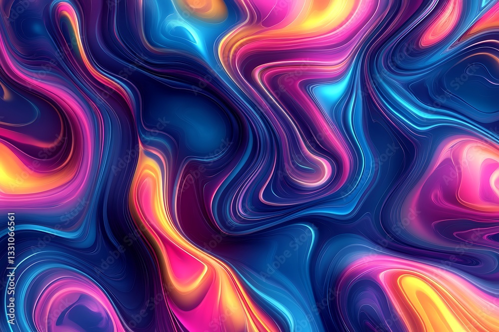 Abstract vibrant fluid paint swirls; colorful dynamic background; design element; possible use as wallpaper or website backdrop Abstract vibrant fluid paint swirls; colorful dynamic background; design element; possible use as wallpaper or website backdrop
