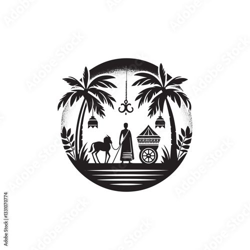 Dhoti icon vector symbol design art illustration